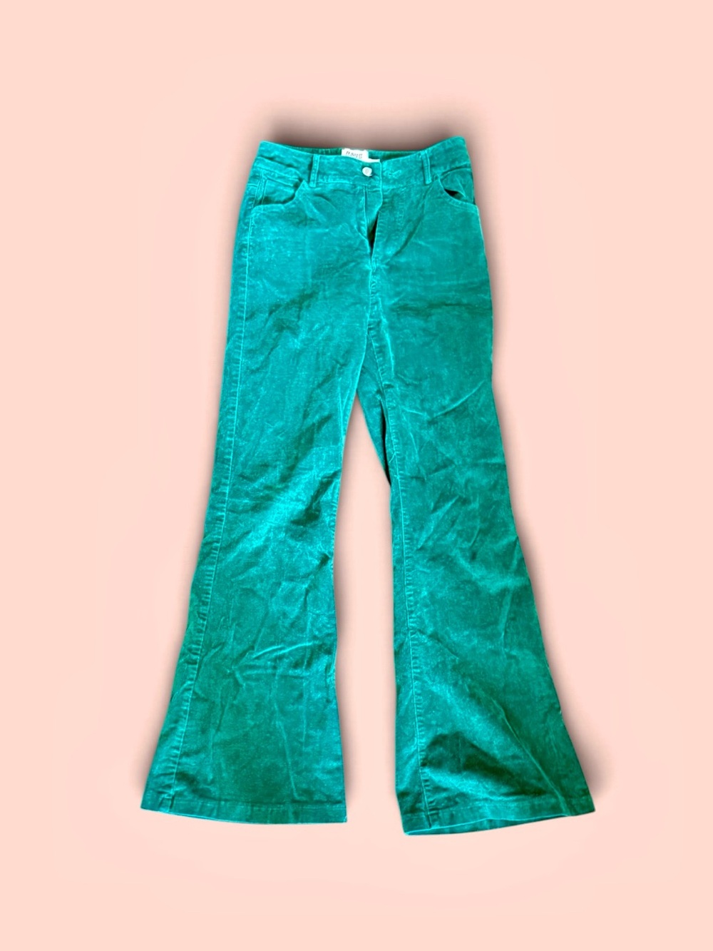 Princess Polly Teal Corduroy Flare Jeans
